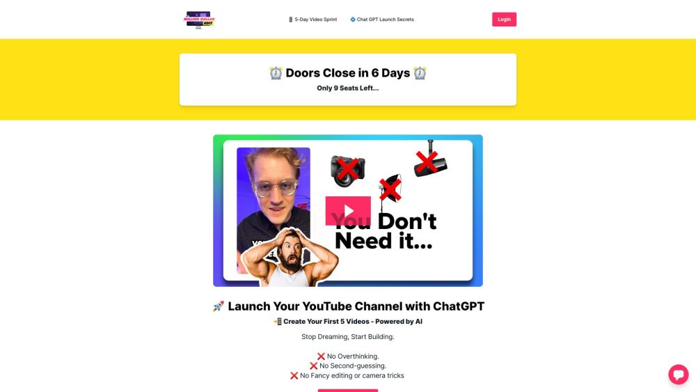 5-Day Video Sprint: AI Tool to Launch YouTube in 5 Days