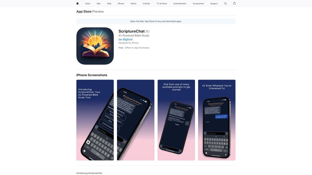 ScriptureChat: Interactive Bible study AI tool