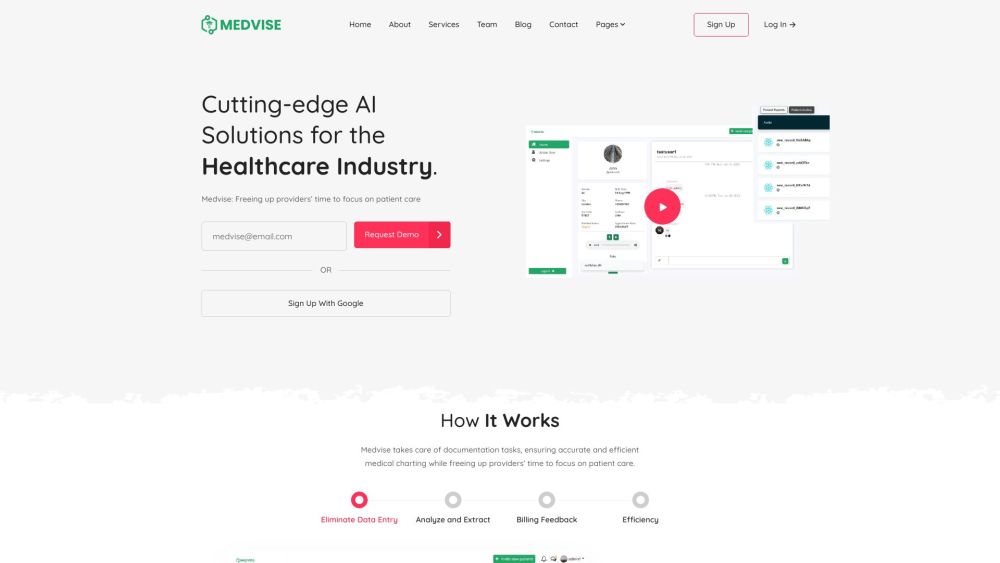 Medvise: AI Tool Optimizing Real-time Scribing