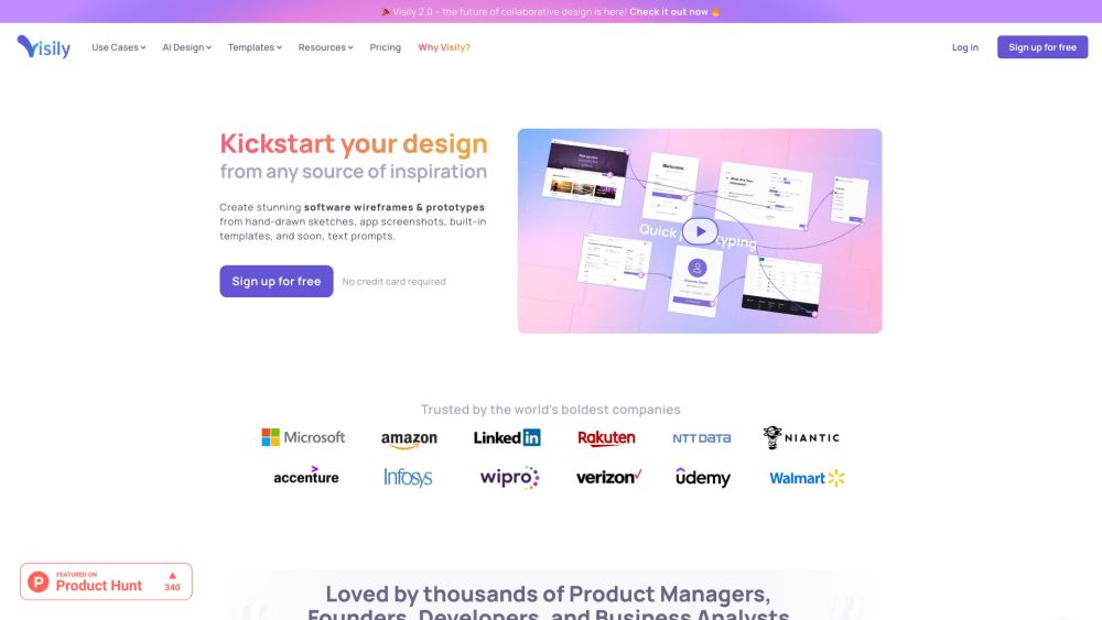 Visily: Fastest Way to Build Wireframes & Prototypes