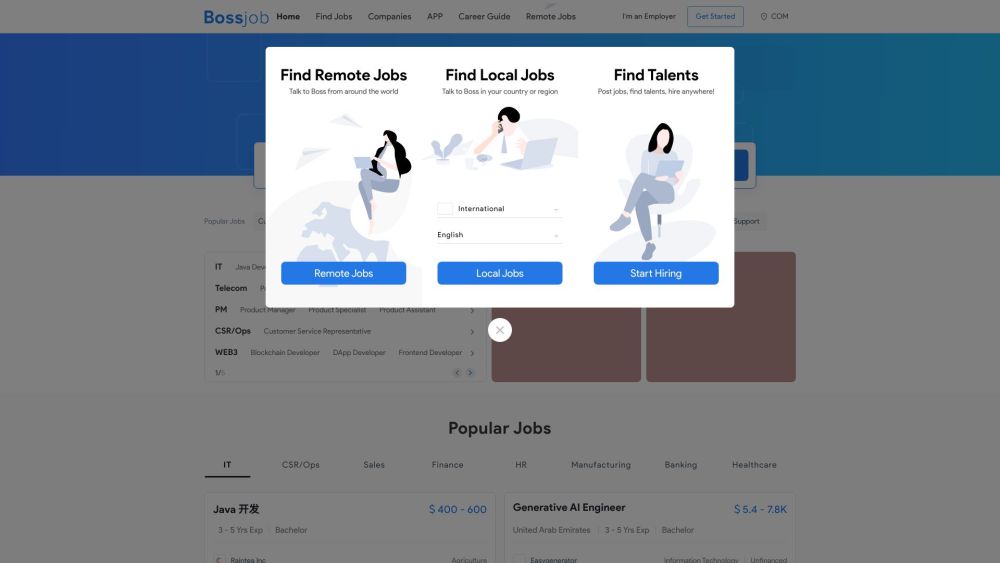 Bossjob: Chat-first, AI-powered hiring platform