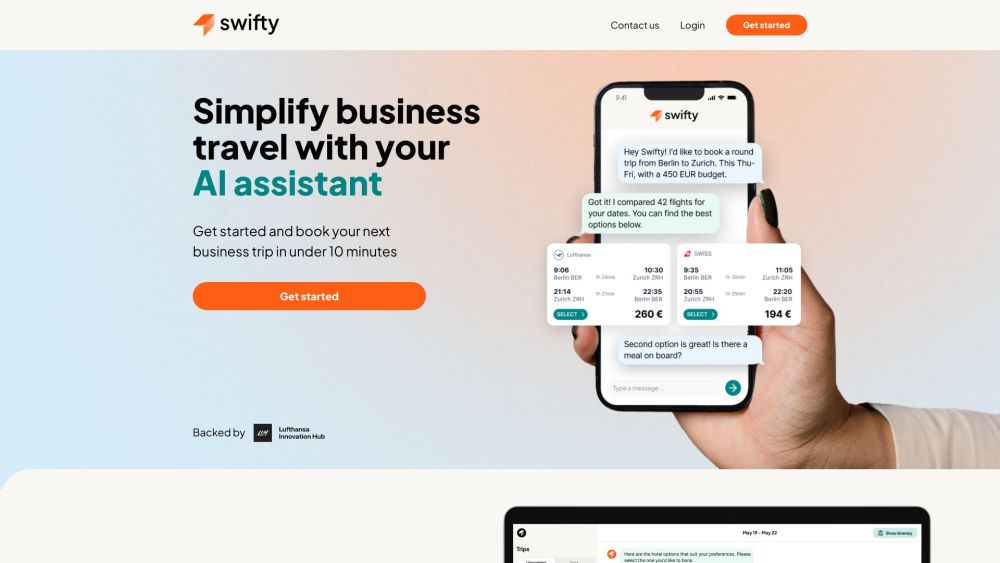 Swifty: AI Tool for Easy Business Travel