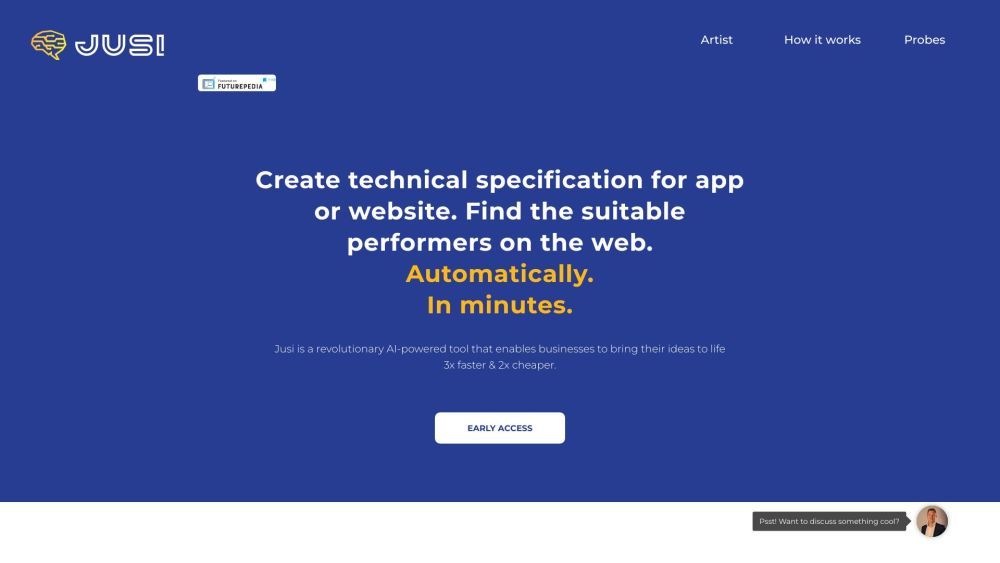 Jusi.me: AI Tool for Fast Web & App Dev