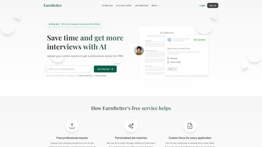 EarnBetter: Free AI Tool for Job Search