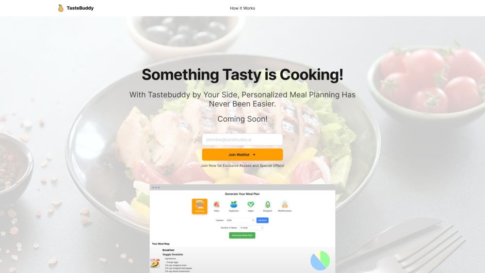TasteBuddy: AI Tool for Custom Meal Planning