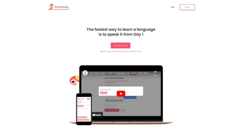 PrettyPolly: AI Tool for Fast Language Learning