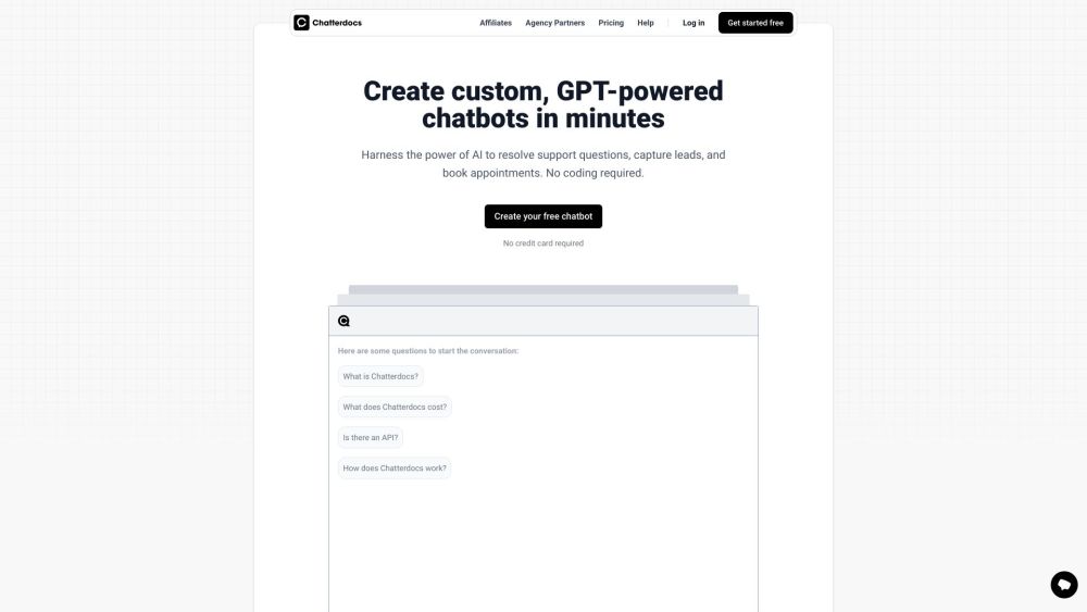 Chatterdocs: AI Tool for Custom Chatbots