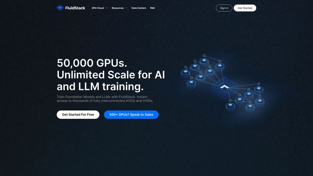 FluidStack: Leading GPU Cloud for AI & LLM Training