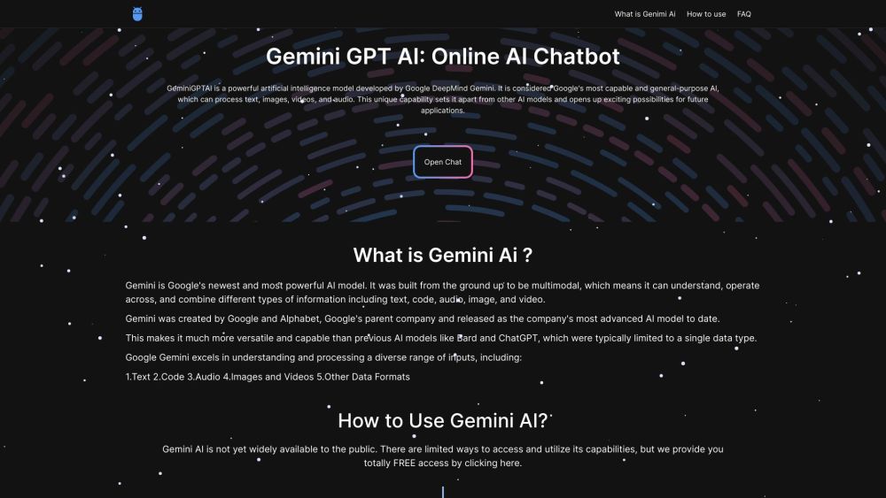 Gemini GPT AI: Ultimate AI Tool for All Your Needs