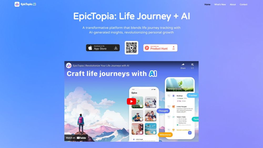 EpicTopia: AI Tool to Chronicle Life Journeys