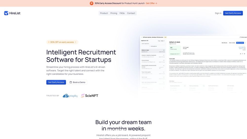 HireList: AI Tool for Efficient Hiring Processes