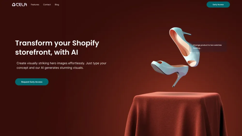 CELA Technology Inc.: AI Tool for Shopify Hero Sections