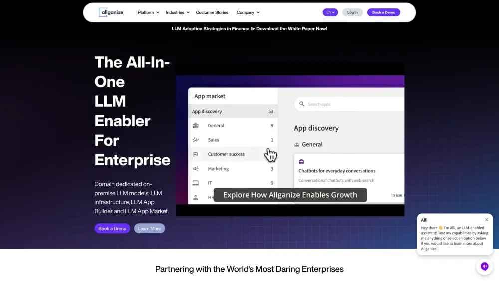 Allganize Inc.: AI Tool for Enterprise AI Solutions