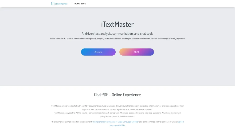 iTextMaster: Fast reading, intelligent AI tool