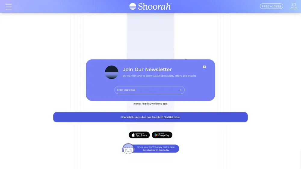 Shoorah: AI Tool for Mental Health Support