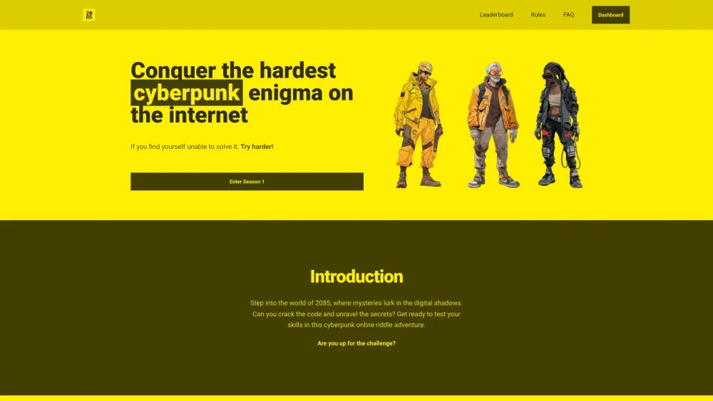 2085.world: AI Tool for Toughest Riddle