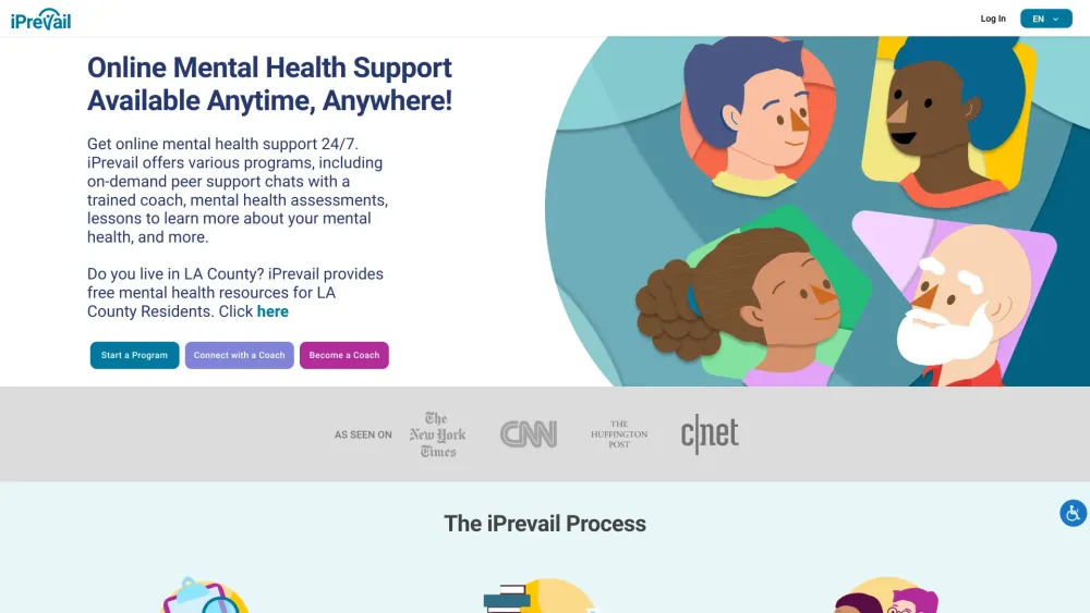 iPrevail: AI Tool for Mental Wellness Programs