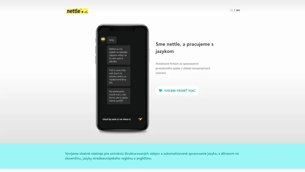 Nettle!: Powerful AI Tool for Conversations