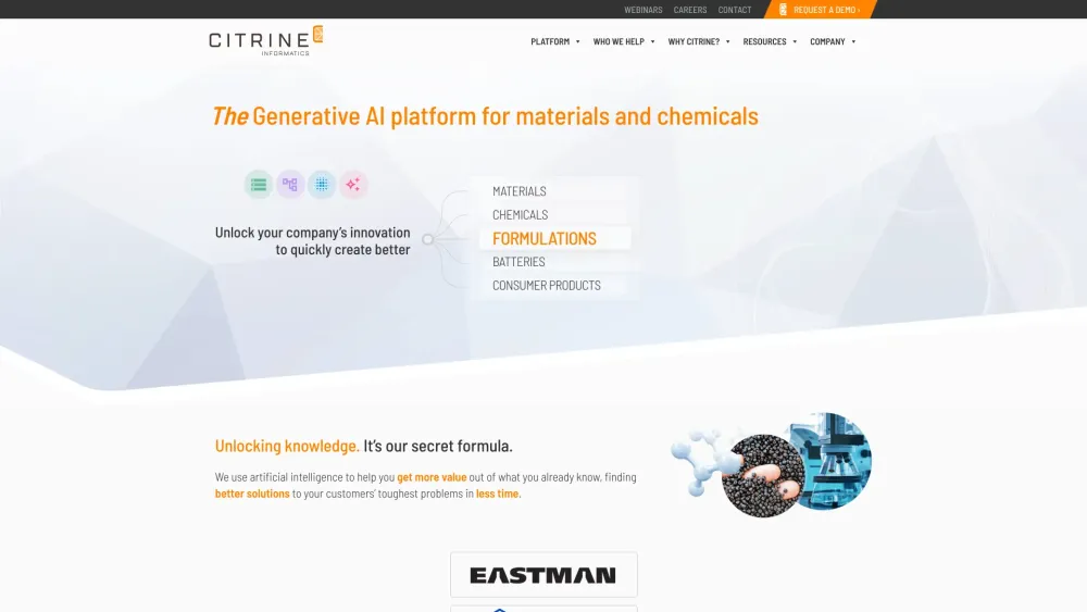 Citrine Informatics: AI Tool for Materials & Chemicals