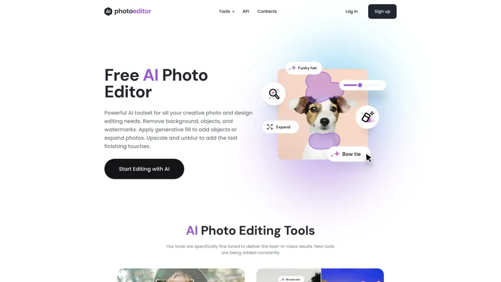 PhotoEditor.AI: Free AI Tool for Image Enhancement