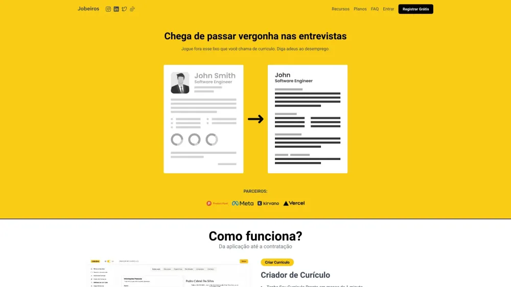 Jobeiros: AI Tool for Job Vacancies