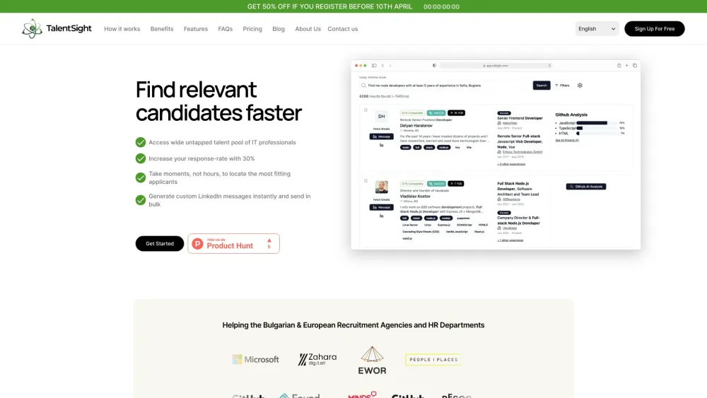 TalentSight: AI Tool for Finding Developers Faster