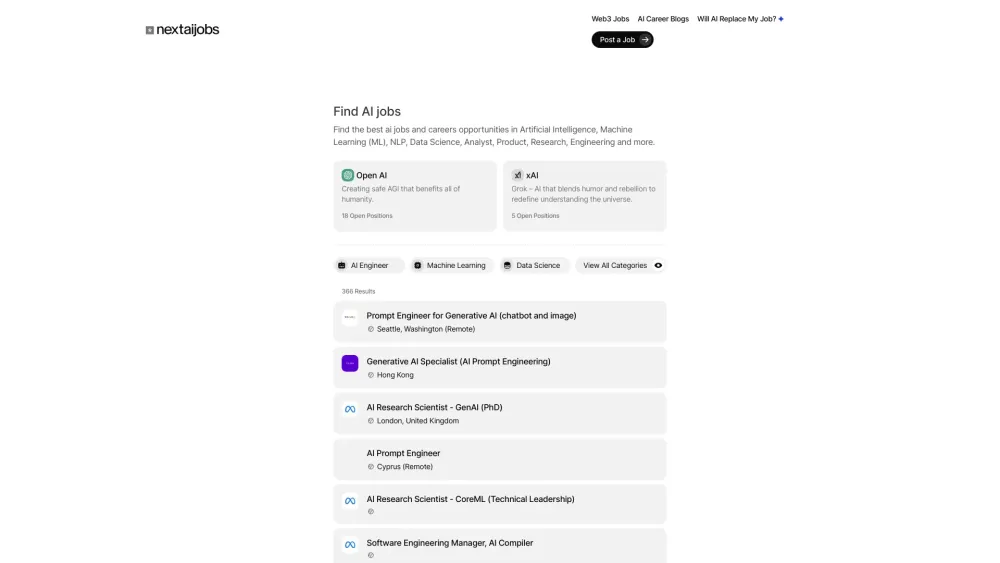AI Job Board: Discover AI Jobs & Career Opportunities