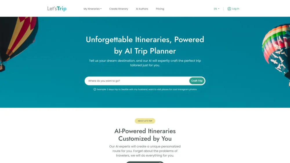 Let's Trip: AI Tool for Social Travel Planning