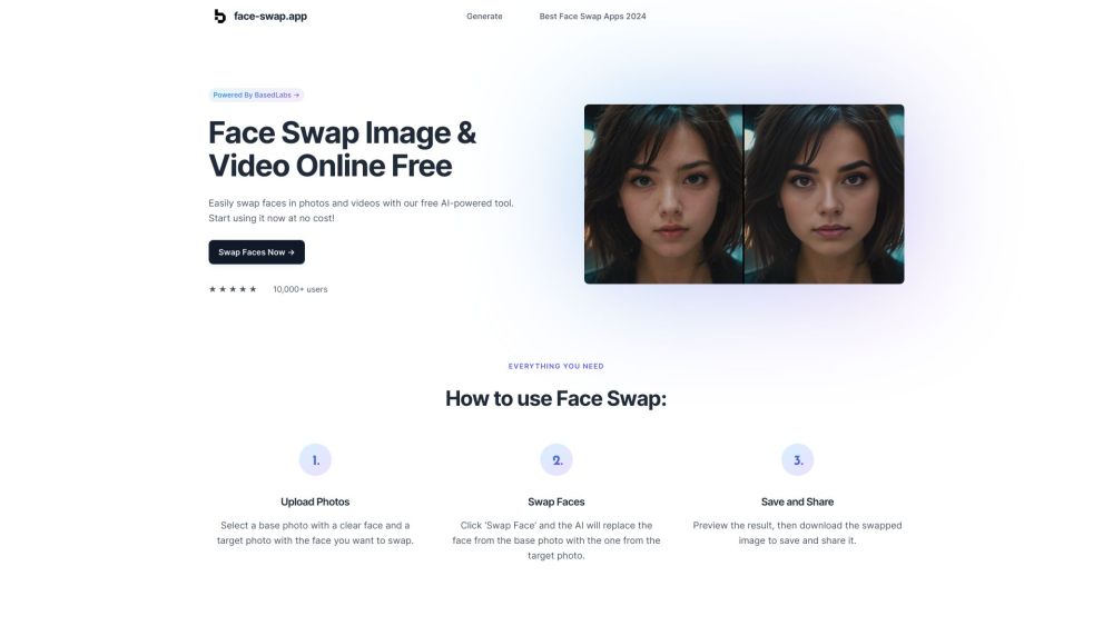 Face Swap: Free AI Tool for Instant Face Swapping Fun