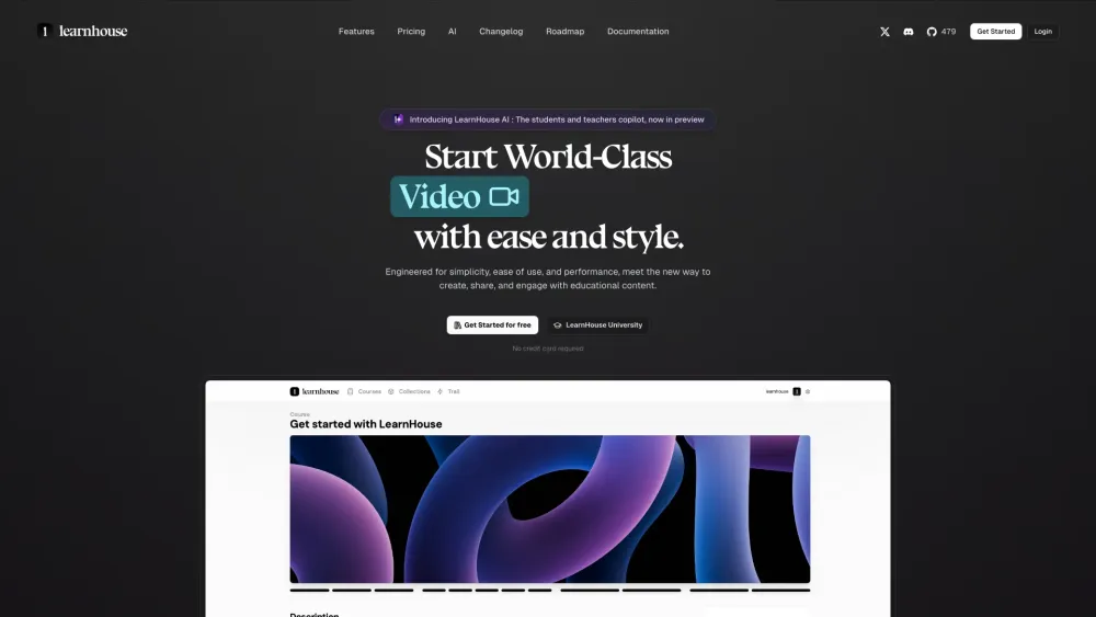 LearnHouse: Open Source AI Tool for Education