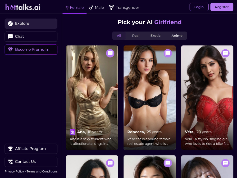 Hot Talks AI: Immersive AI Girlfriend Experience