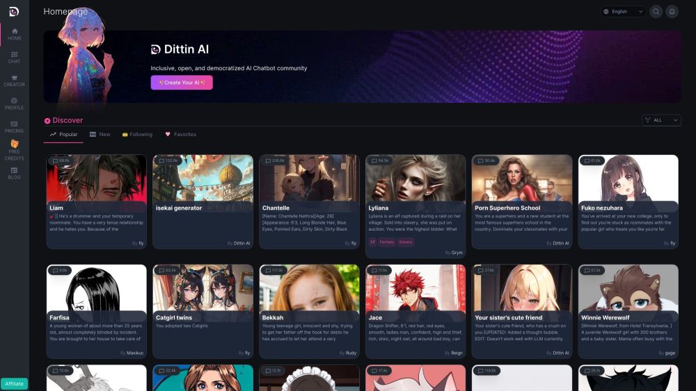 Dittin AI V2: The Ultimate AI Chatbot Community