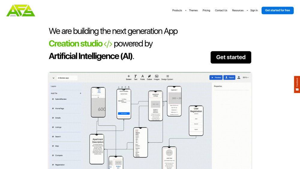 AppForceStudio: AI Tool for Rapid App Development