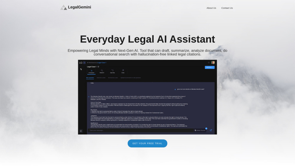 LegalGemini: AI Tool for Legal Doc. Management