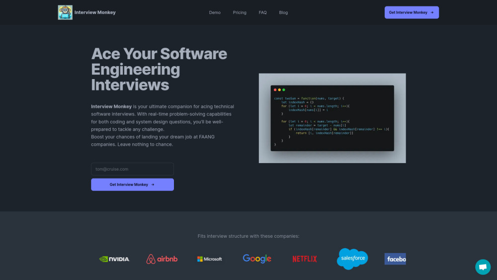 Interview Monkey: AI Tool for Software Engineering