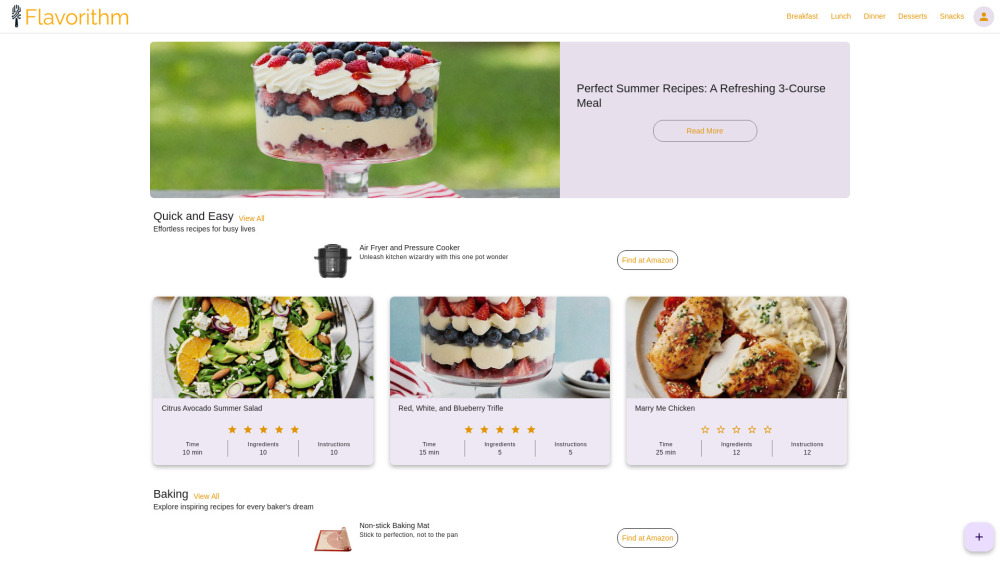 Flavorithm: Discover AI Tool for Custom Recipes