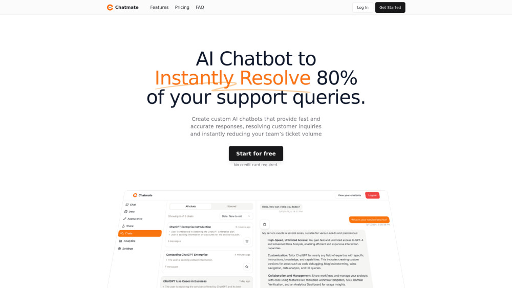 Chatmate: AI Tool for Customer Support