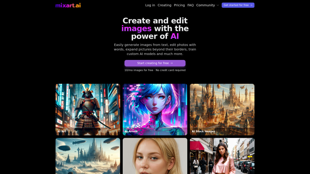 mixart.ai: Transform & Generate Photos with AI Tool