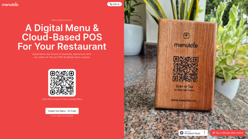 Menukite: AI-powered digital menu tool for restaurants