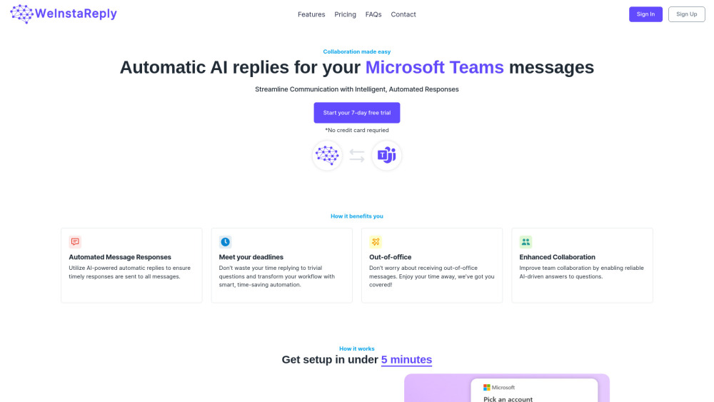 WeInstaReply: AI Tool for Microsoft Teams