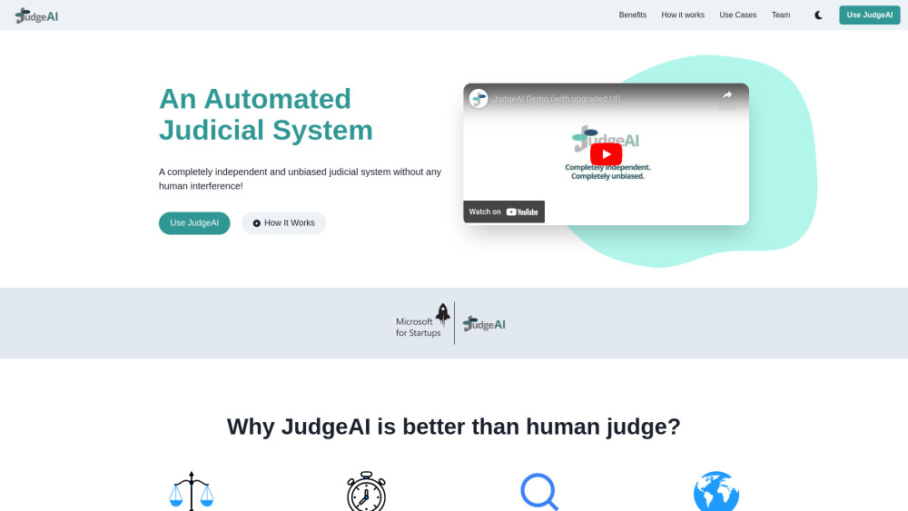 JudgeAI: Unbiased AI Tool for Judicial Automation