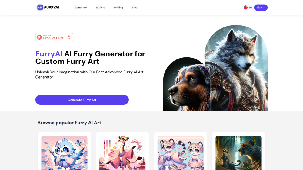 FurryAI: Ultimate AI Tool for Furry Art Creation