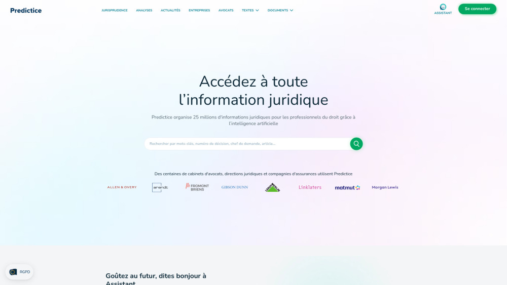 Predictice: AI Tool for Legal Document Search