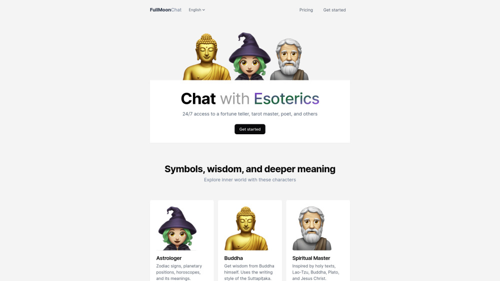 FullMoonChat: AI Tool for Mystical Telegram Chats
