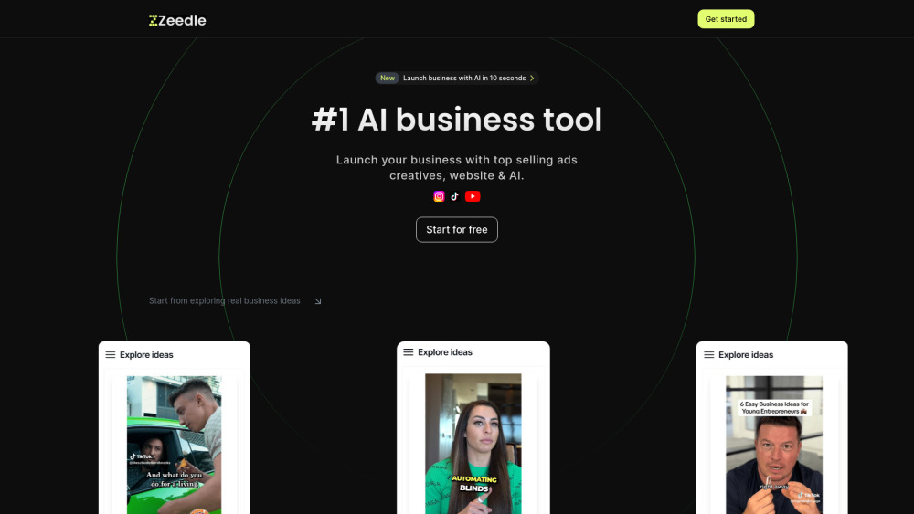 Zeedle AI: AI Tool for Fast Business Launches