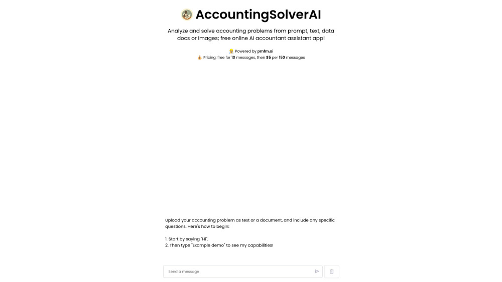 AccountingSolverAI: AI Tool for Accounting Problems