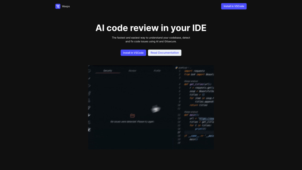 Wasps AI Code Review: AI Tool for Smarter Code Reviews