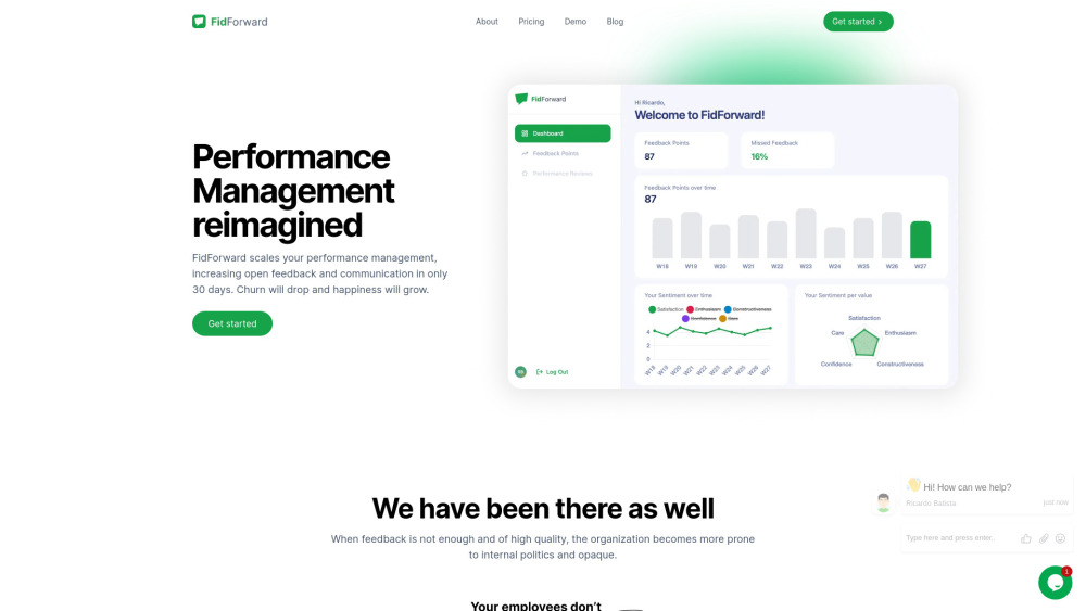 FidForward: AI Tool for Performance Feedback