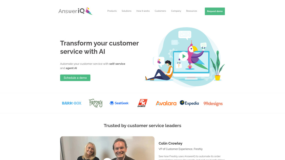 AnsweriQ: AI Tool for Customer Service