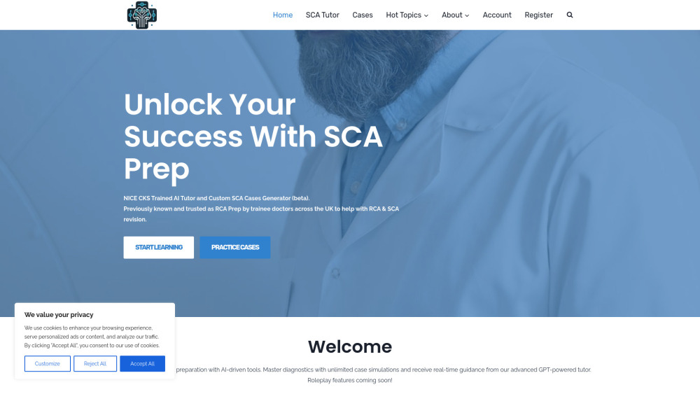 SCA Prep AI Tutor: Smart AI Tool for Exams